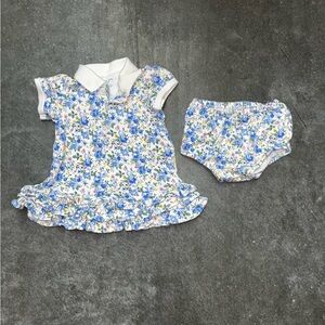 Ralph Lauren Floral‎ Ruffle Dress size 3 months